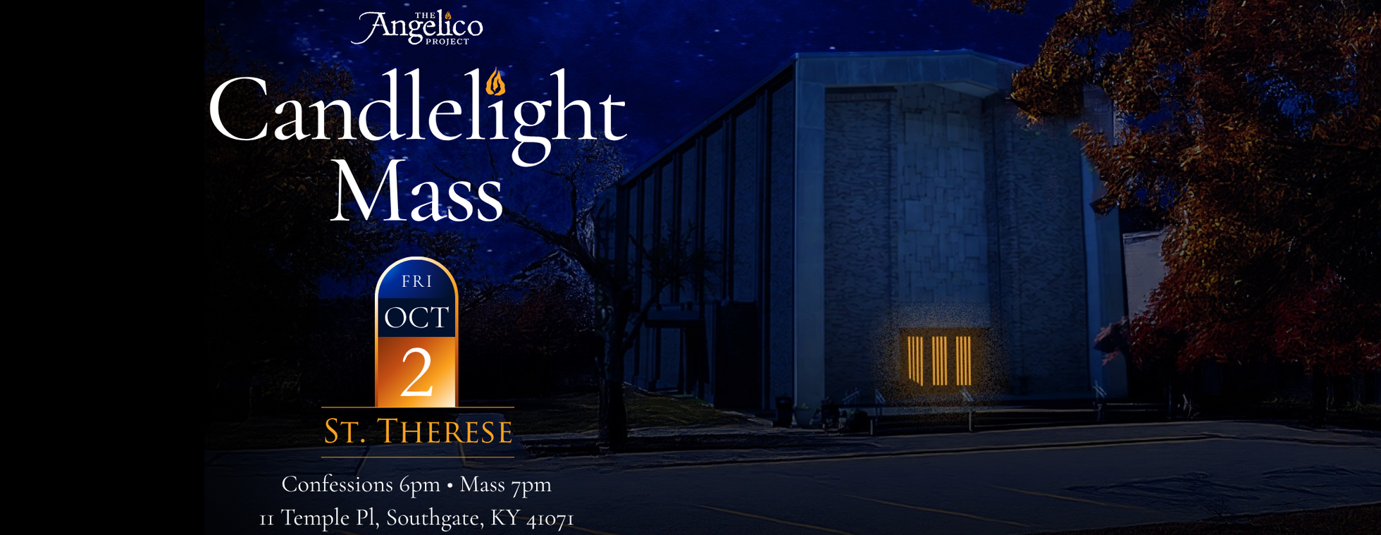 October Candlelight Mass - St. Therese